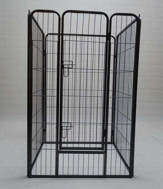 YES4PETS 4 Panel 120 cm Heavy Duty Pet Dog Cat Rabbit Playpen Fence V278-HPL120-4-B-DOOR