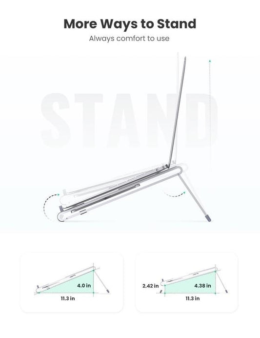 UGREEN 80705 Foldable Aluminum Laptop Stand Holder V28-ACBUGN80705