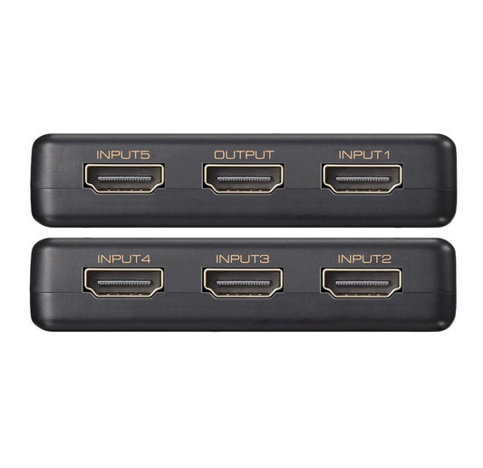 Simplecom CM305 Ultra HD 5 Way HDMI Switch 5 IN 1 OUT Splitter 4K@60Hz V28-CM305