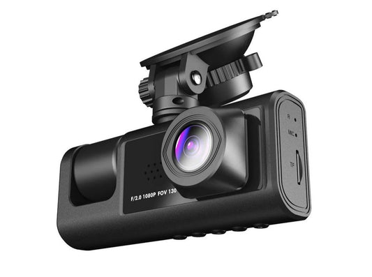 BDI C309 3-Camera 1080P Front & 720P Inside 2 Inch Screen + 480P Back Dash Cam V28-ELEBDIC309