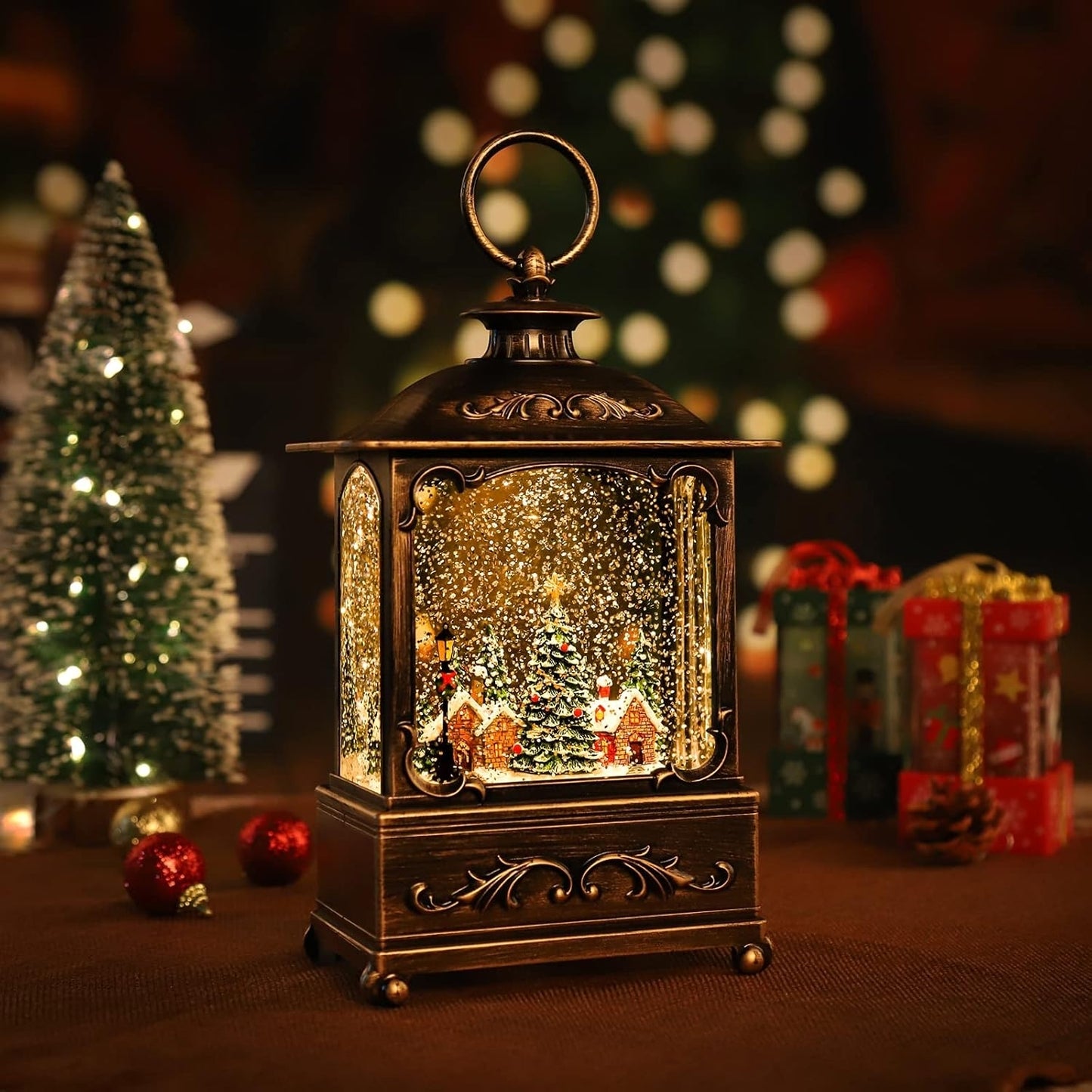 BDI Lamp-LW003-Snowman Music Lantern Sculpture Christmas V28-ELEBDILW003