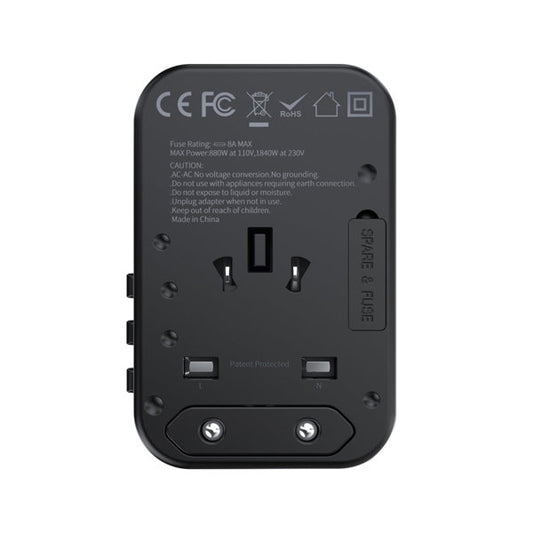 CHOETECH PD5009 65W PD Travel Wall Charger V28-ELECHOPD5009