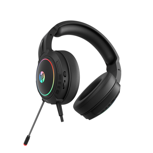 HP DHE-8006 Wired USB 7.1 Surround Sound Gaming Headset RGB LED for PC / Laptop-USB V28-ELEHPDHE8006