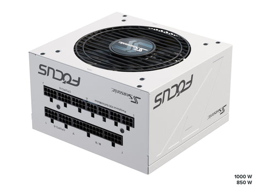 Seasonic FOCUS GX-850 White 850W ATX 3.0 Gold Modular PSU V28-PSUSEAFOCUSWHITE850GXA3