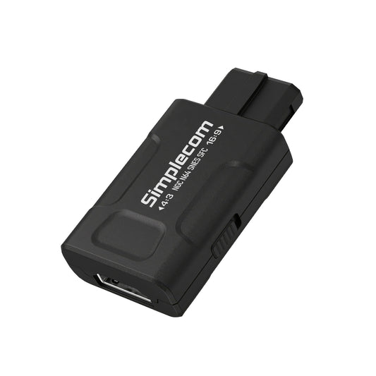 Simplecom CM461v2 HDMI Adapter Composite AV and S-Video to HDMI Converter for Nintendo NGC N64 SNES SFC V28-SIMCM461V2