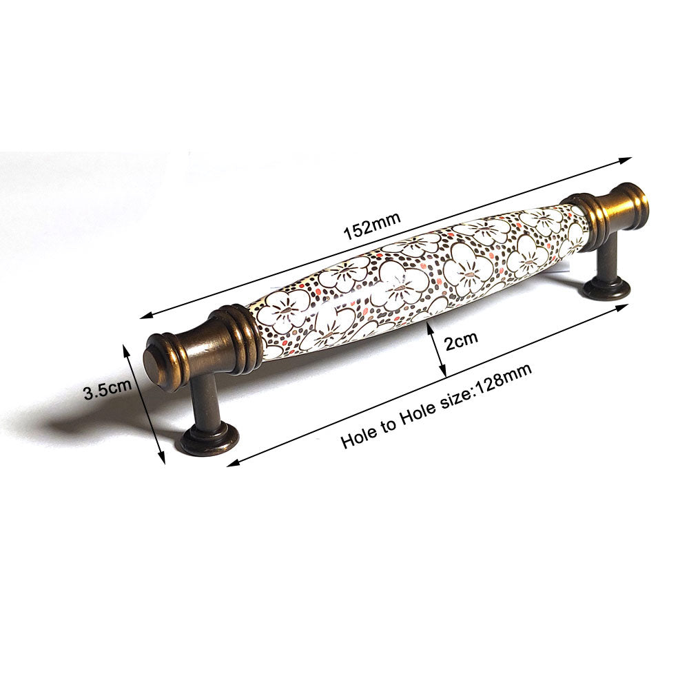 Ceramics Kitchen Cabinet Handles Bar Drawer Handle Pull cooper 128mm V324-BL-6174-COOPER-128MM