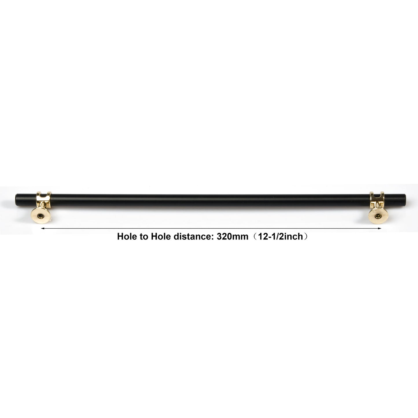 Luxury Design Kitchen Cabinet Handles Drawer Bar Handle Pull Black 320mm V324-BL-7646-BK-320