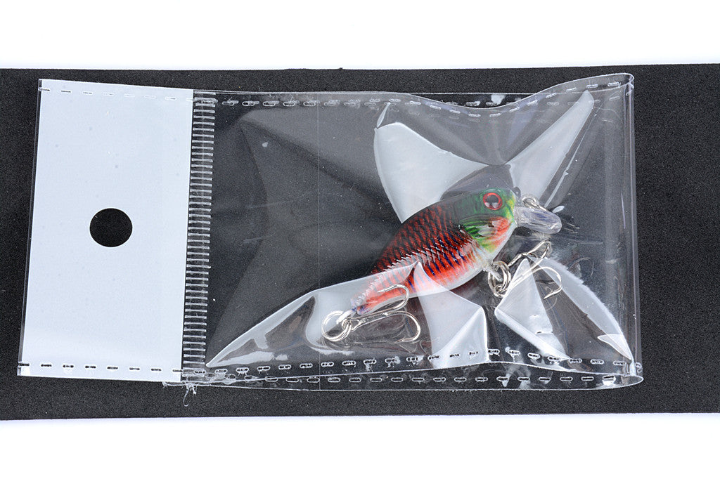 6x 4.3cm Popper Crank Bait Fishing Lure Lures Surface Tackle Saltwater V324-LB95
