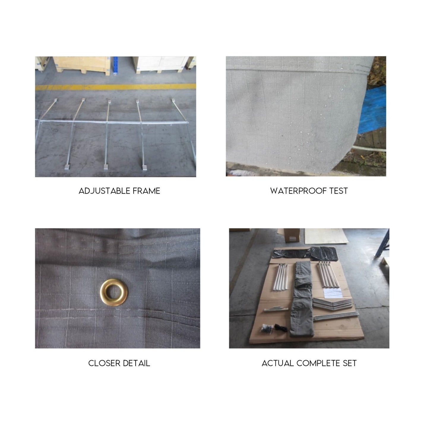 8X5 BOX TRAILER CAGE CANVAS COVER (900mm) 3 FOOT Thick Rip Resistant Waterproof V379-TRAILCOV859001
