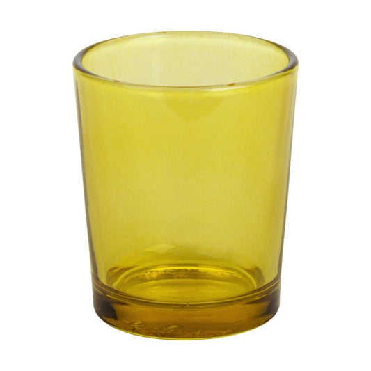 20 Pack Yellow Glass Votive Candle Holders Table Centreoieces Xmas Wedding Anniversary Event Recption Party V382-YELLOWCHX20