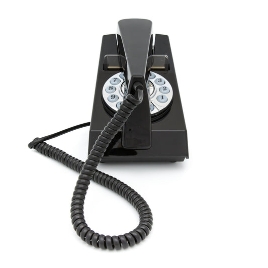 GPO Retro Trim Phone Push Button - Black V398-GPO-TRIM-BLK
