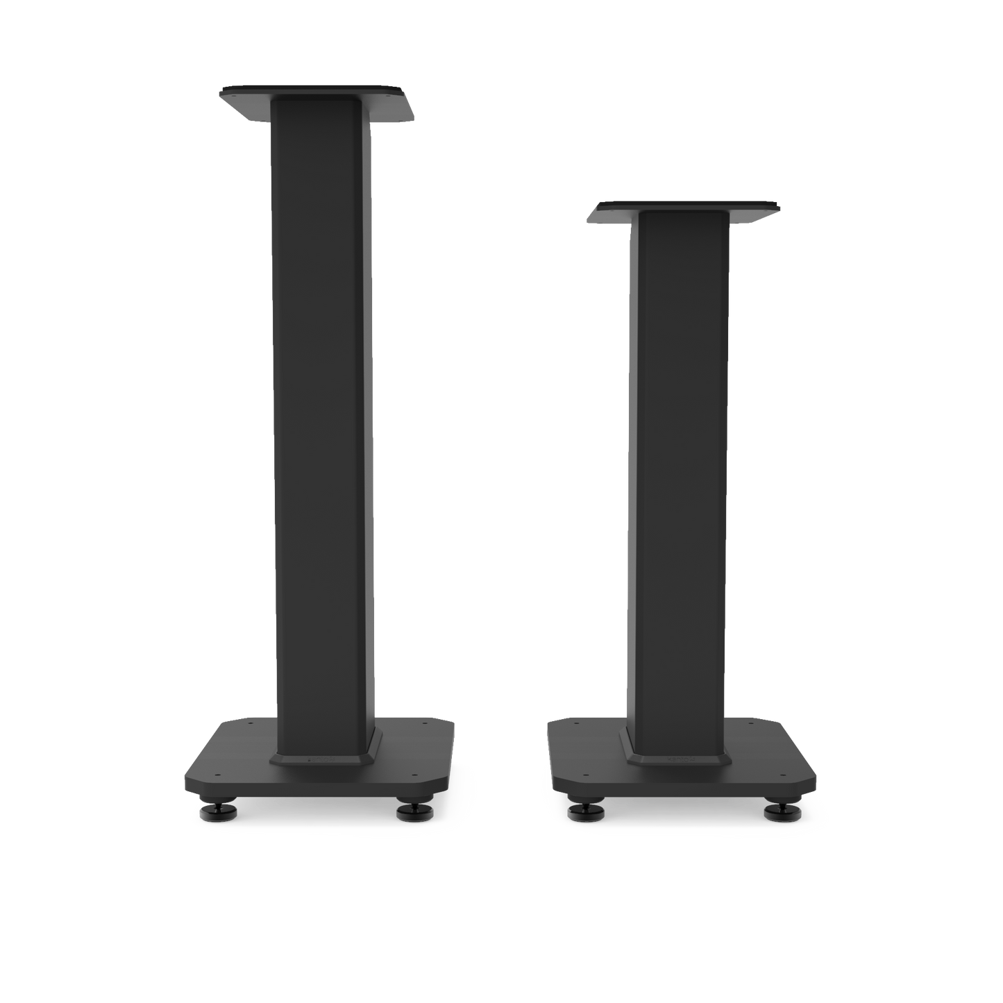 Kanto SX26 26" Tall Fillable Speaker Stands with Isolation Feet - Pair, Black V398-KO-SX26