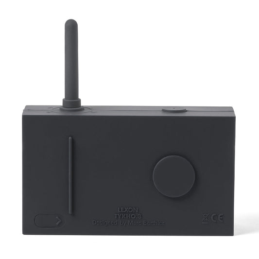 Lexon Thykho 3 Fm Radio & Bluetooth Speaker - Grey V398-LD-LA119G3