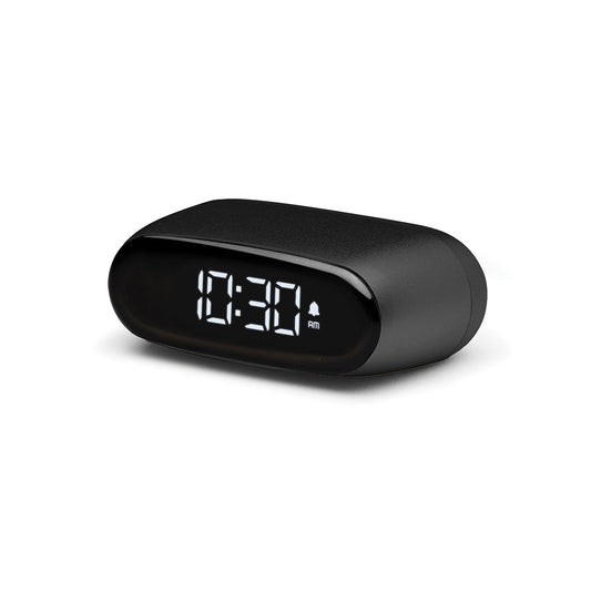 Lexon Minut Mini Alarm Clock - Black V398-LD-LR154N