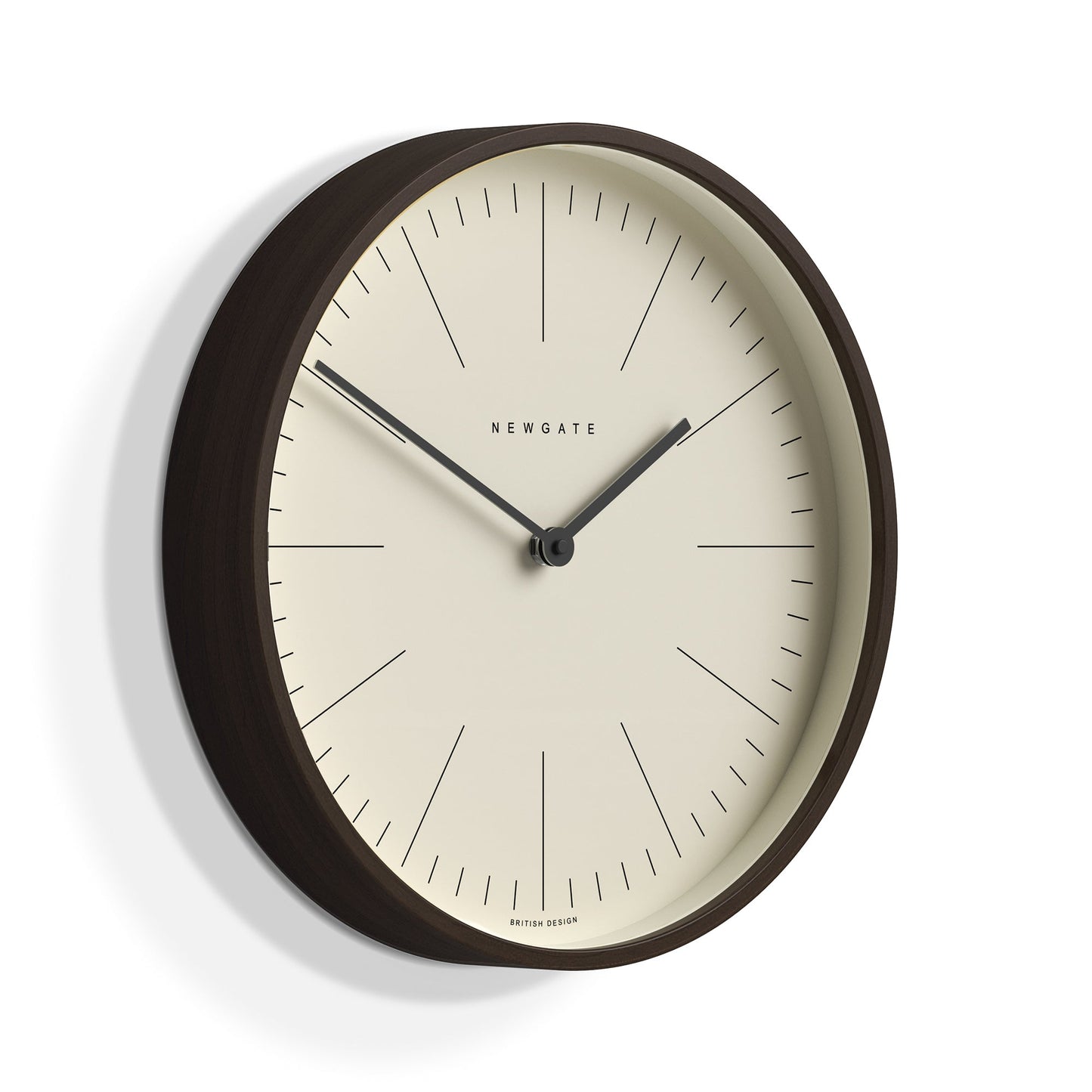 Newgate Mr Clarke Clock Dark Wood Marker Dial 28 V398-NGMRC160DPLY28