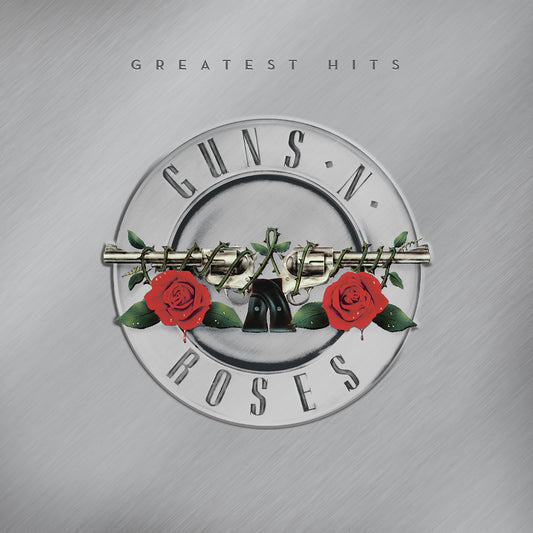 Crosley Record Storage Crate & Guns N Roses Greatest Hits - Double Vinyl Album Bundle V398-UM-712479-B