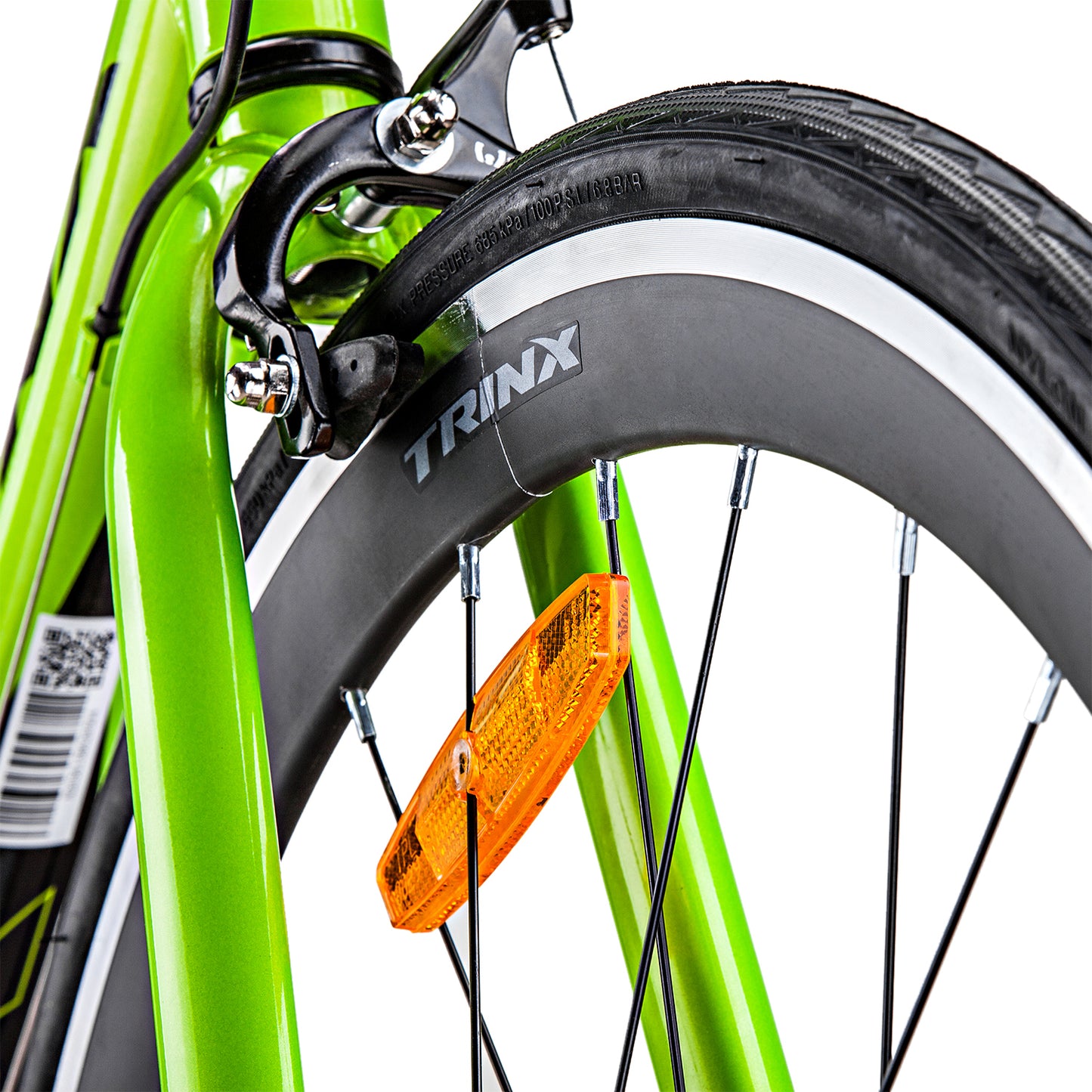 Trinx 700C Road Bike TEMPO1.0 Shimano 21 Speed Racing Bicycle 59cm Black/Green V406-TEMPO1.0_59GREEN