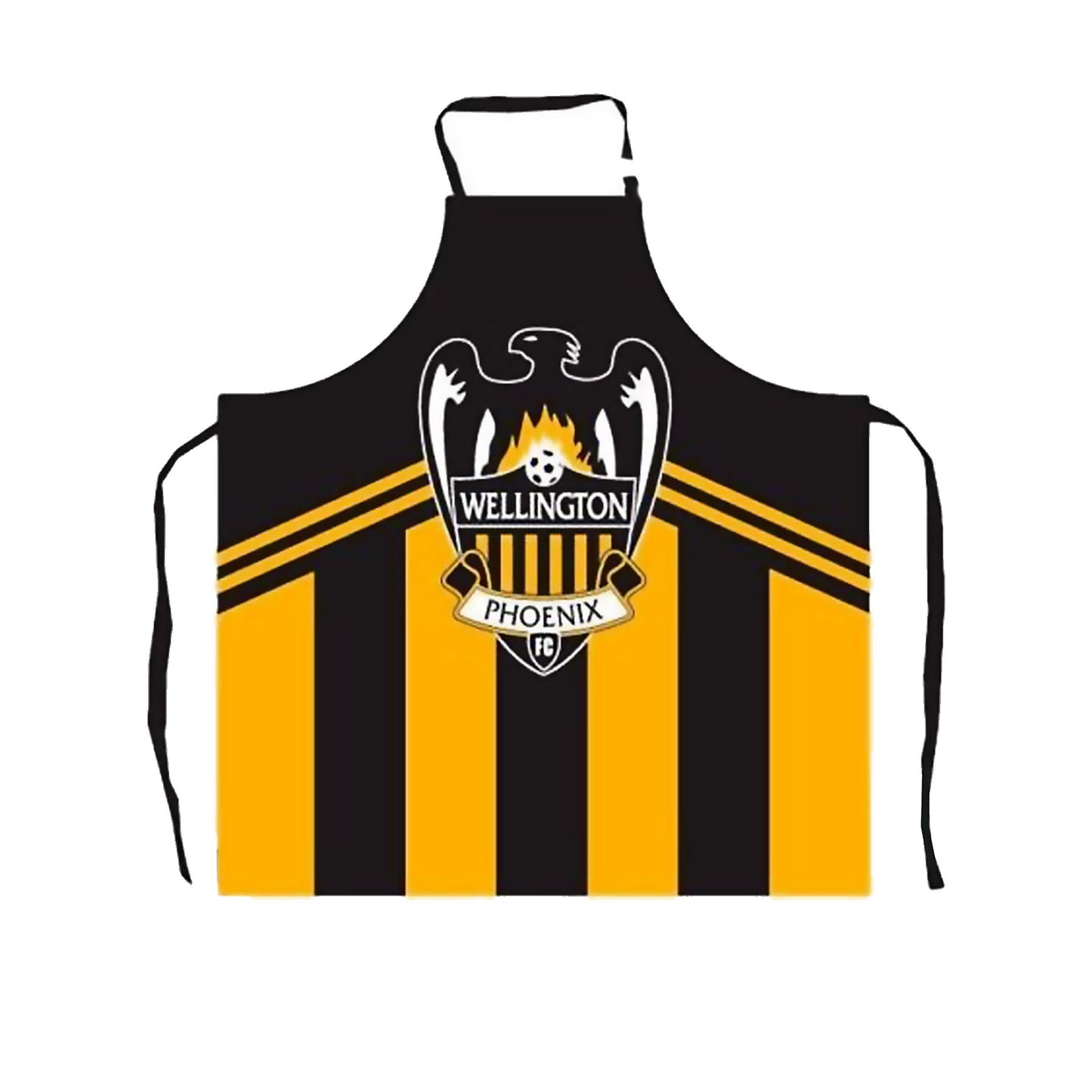A-League BBQ Apron Wellington Phoenix V442-ABR-APRON-BBQWELLINGTONPHOENIX-YELLOW-SH