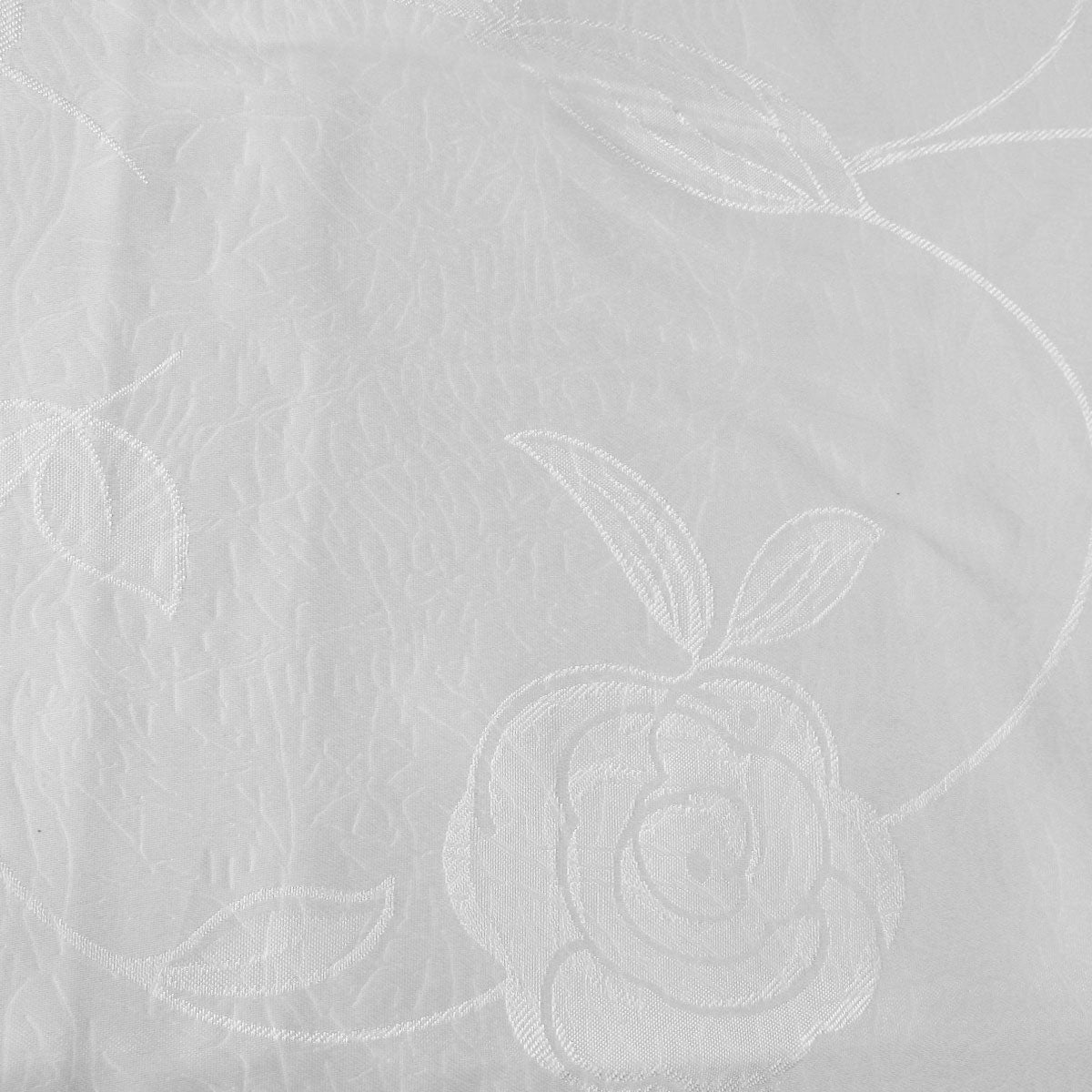 Jacquard Tablecloth Rosa White 135 x 180 cm V442-ABR-TABLEC-ROSA180CM-WHITE-RE