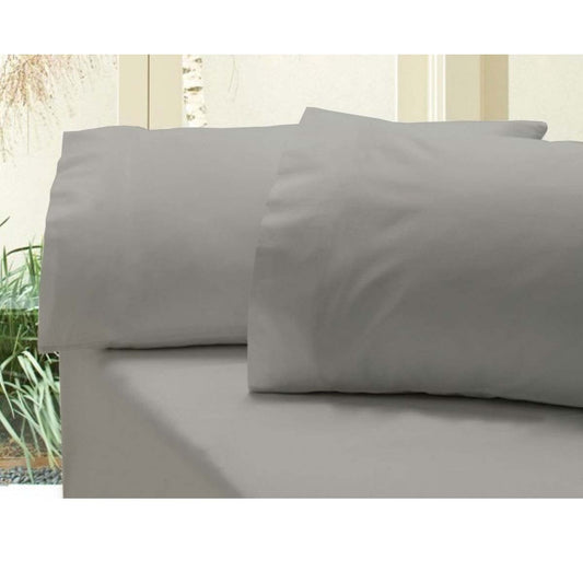 Revive 400TC Cotton Sateen Combo Set Double Grey V442-ATX-FITTEDSS-REVIVE400-GREY-DS