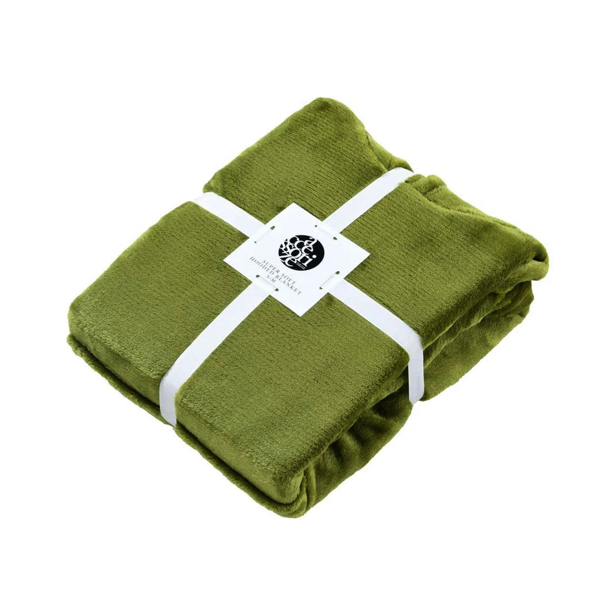 Accessorize Moss Green Super Soft Hooded Blanket Small/Medium V442-HIN-BLANKET-HOODIE-MOSSGREEN-S