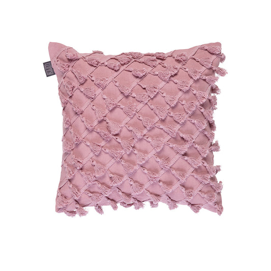 Bedding House Dondi Pink Luxury Cotton Filled Cushion V442-HIN-CUSHION-DONDI-PINK-SQ