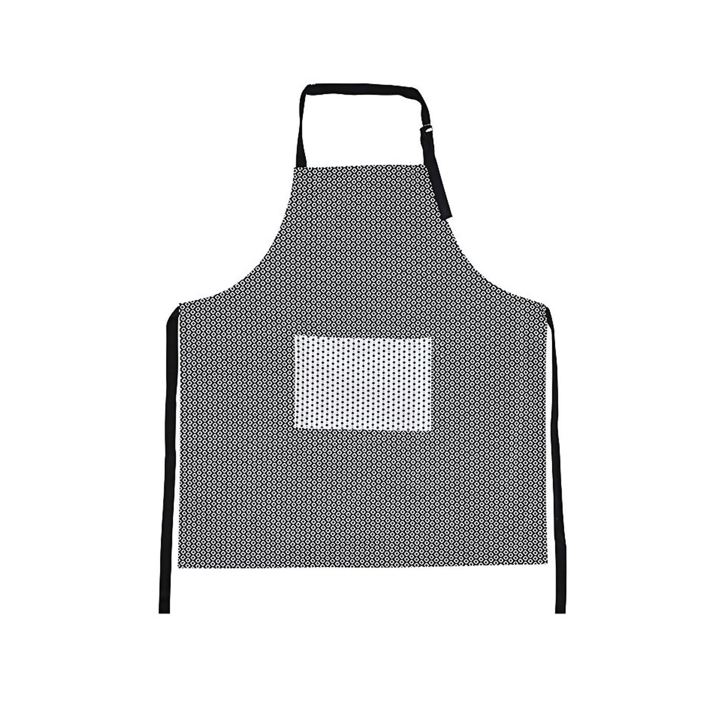 IDC Homewares Cotton Apron Marigold Black V442-IDC-APRON-MARIGOLD-BLACK-SH