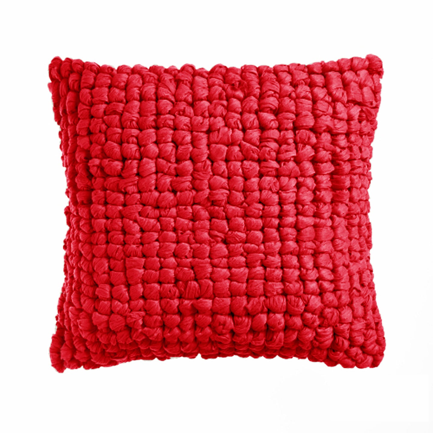 Shoreham Appliqued Filled Cushion - Red V442-UNA-CUSHION-SHOREHAM-RED-ST