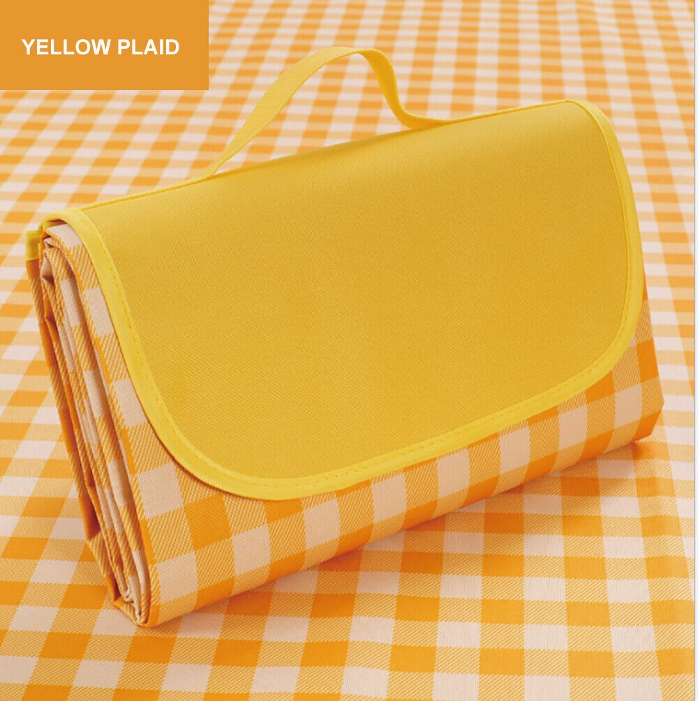 Large Waterproof Thickened Moisture-Proof Outdoor Camping Picnic Mat (Yellow) V462-TO-28-02