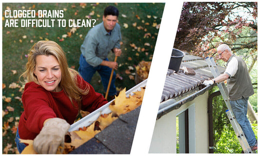 98x10cm 24Pc Gutter Brush Roof Leaf Guard Heavy Duty Twigs Filter Home Garden V465-219100X2
