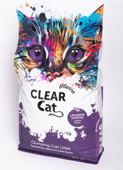 ClearCat Blanco Cat Litter - Lavender 10L V485-CLEARCATLITLAVE10L
