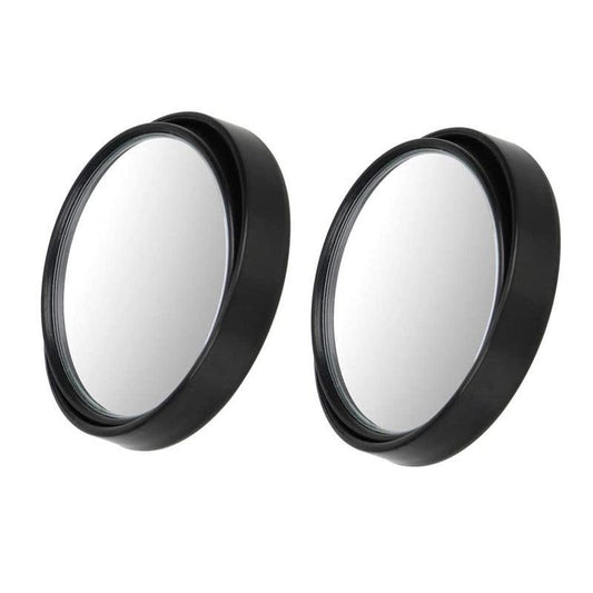 2X Blind Spot Car Mirror 360 Wide Angle Adjustable Rear Side View Convex Black V528-10A2BLACK98267