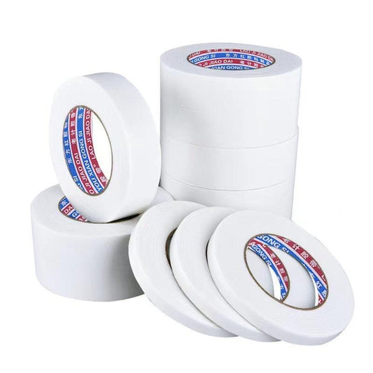 Double Sided White Pe Foam Sticky Tape Mounting Diy Craft Strong Adhesive 2.5M - 30mm*2.5m V528-2280046-228005642353