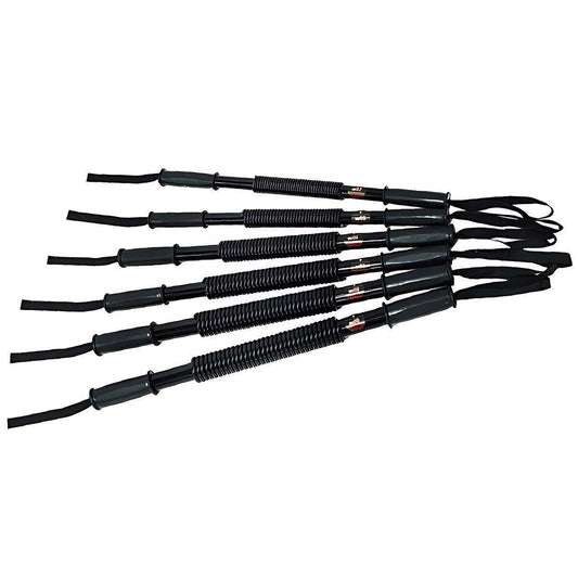Spring Arm Power Rod Grip Puller Home Fitness Equipment for Strength Training - 60KG V528-ARM-STRENGTHENER-BLACK-60-931346