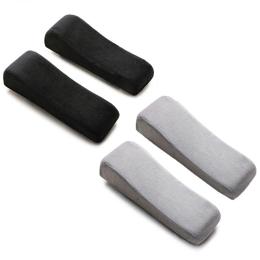 2PCS Elbow Arm Rest Cushion Chair Armrest Pads Memory Foam Office Support Pillow - Grey V528-ARMRESTPAD-2PCS-GREY-584758
