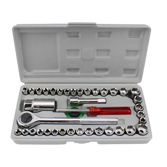 40pcs Auto Repair Tool Kit Set Car Maintenance Mechanics Garage Hand Tools V528-AUTO-REPAIR-TOOL-40PCS-226083