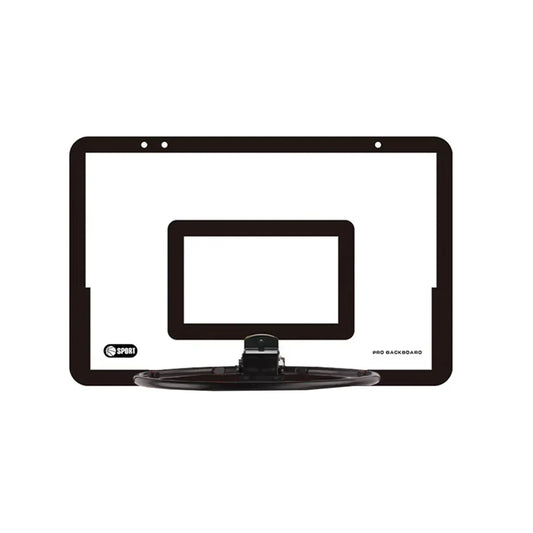Wall Mounted Foldable Basketball Stand Indoor Outdoor Hoop Frame for Young Players V528-BASKETBALL-BLACK-536328