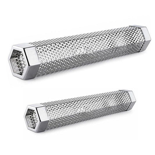 Hexagon Bbq Smoker Tube Stainless Steel Grill Accessory Smoking Box Long Lasting - 6Inch V528-BBQAMOKERTUBE-6INCH-450215