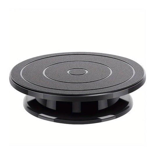 Rotating Cake Turntable Stand Black Plastic Cake Decorating Tools for Baking V528-CAKE-TURNTABLE-BLACK-147375