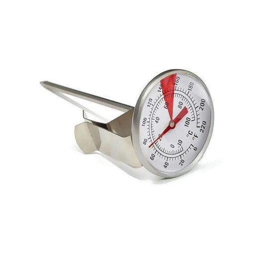 Milk Coffee Probe Thermometer Maker Temperature Jug Pan Clip Stainless Steel New V528-COFFEE-THERMOMETER-86162