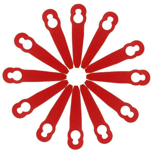 Grass Trimmer Plastic Blades Part Cutter Replace Acc Crop For Ozito Bosh Kuller - 50PCS V528-CUTTINGBLADE-50PCS-56248