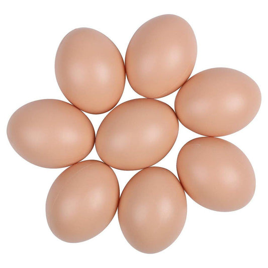 Plastic Painting Eggs DIY Toy Fake Eggs Colourful Drawing Craft Durable Egg - 6PCS V528-FAKE-EGG-6PCS-315587