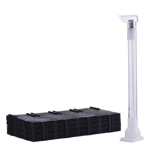 Aquarium Undergravel Filtration System 16pcs Set Underwater Fish Tank Filter Kit V528-FILTER-PLATE-16PCS-692626