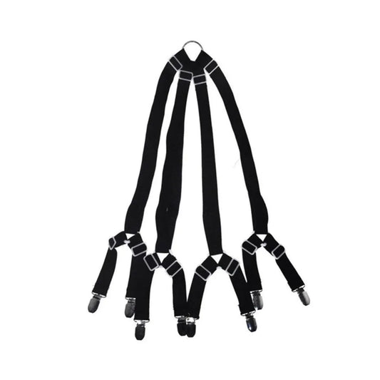 Adjustable Comforter Sheet Buckle Fixer Non-Slip Elastic Clip for Bedding Secure V528-FIXATOR-1PC-799756