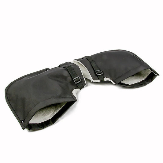 Motorcycle Handlebar Gloves Winter Windproof Riding Hand Covers Outdoor Warmer V528-GLOVES-BLACK-158305