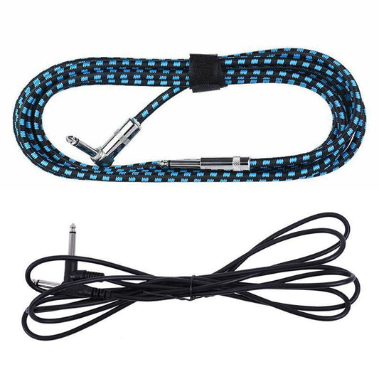 3M Guitar Amp Cable 6.35mm Mono Jack to Jack Lead for Electric Instruments - 3M Black Cable V528-GUITARAMPCABLE-BLACK-1PC-165835