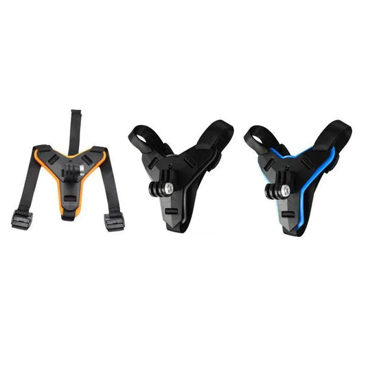 Helmet Chin Mount Holder Motorcycle Strap For GoPro Hero 9/8/7/6/5 Sports Camera - Black V528-HELMETCHINMOUNT-BLACK-630857