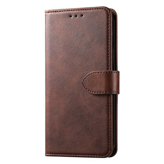 Brown Wallet Leather Flip Case Cover For iPhone 7 8 6 6S Plus X 11 12 13 Pro XS Max XR - iPhone 13 Mini V528-IP13MINI-BROWN-905413
