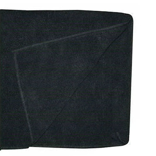 Black Cotton Towel 35x75cm Soft Thick Absorbent Bath Gym Travel Use V528-MICROFIBERTOWEL-525056