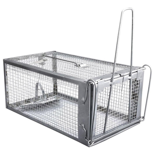 Humane Rat Trap Cage Live 1 Door Animal Catch Pest Rodent Mouse Bait Control Box V528-MOUSETRAP-1PC-862458